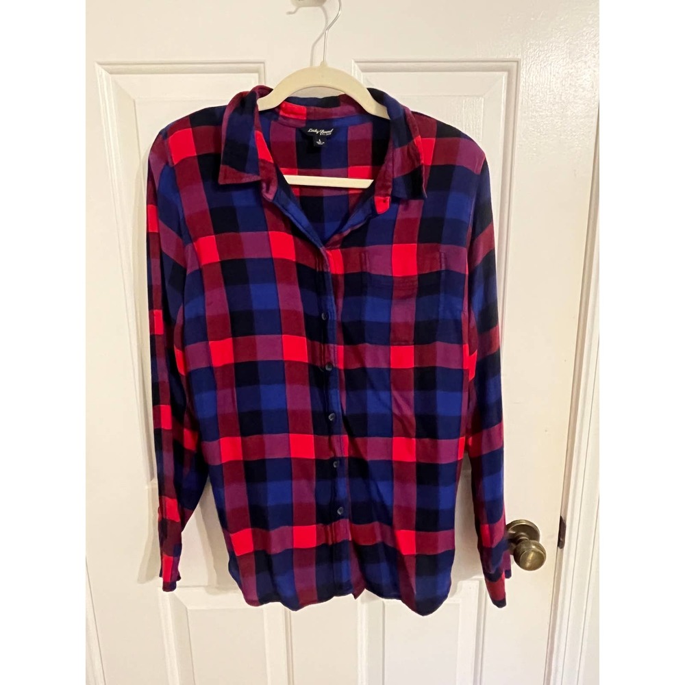 Lucky Brand Plaid Flannel / Womens / Size L